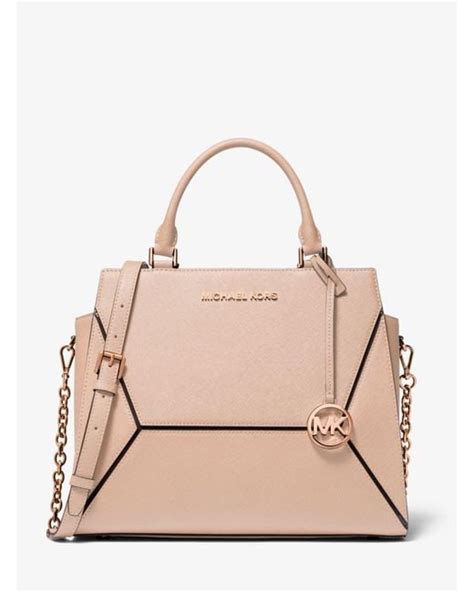 michael kors prism satchel|Prism Large Saffiano Leather Satchel .